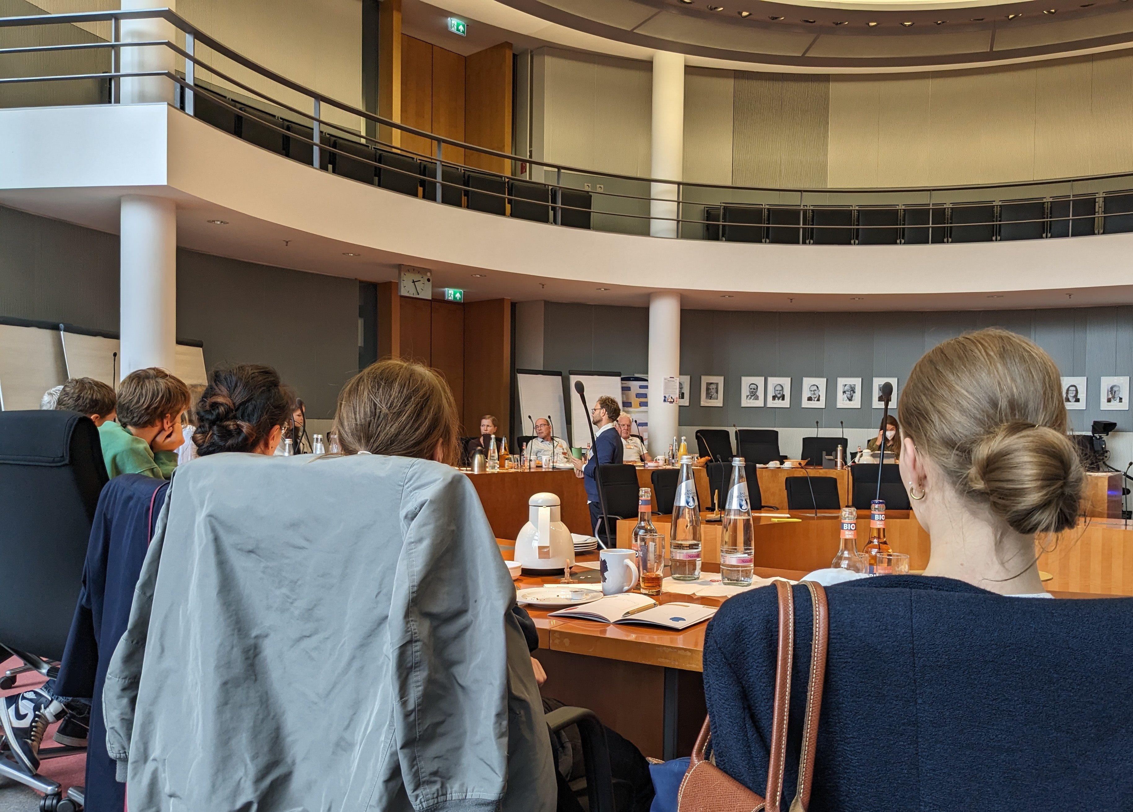 Begrüßung der Abgeordneten beim Wahlkreistag.